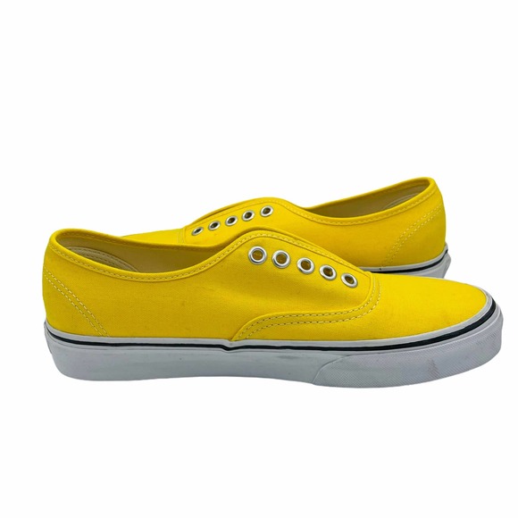 Vans Bright Yellow Authentic Canvas Sneakers 8 - Picture 10 of 10